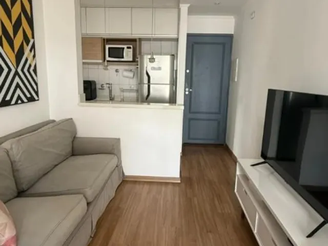 Foto do Apartamento - AApartamento mobiliado de 45 m² à venda na Vila Mariana com 2 dormitórios, 1 vaga, varanda e lazer completo no Elegance Ipiranga | Paulista Imóveis.