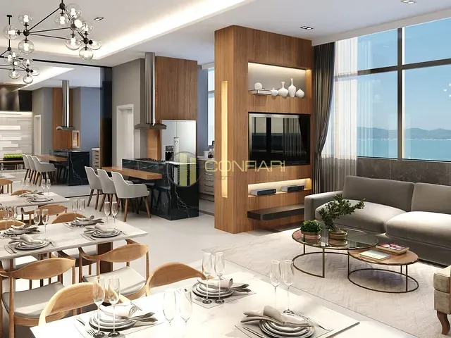 Apartamento 4 quartos e 5 banheiros, à venda, no bairro Meia Praia em Itapema