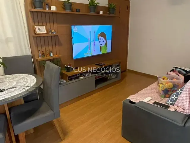 Apartamento com 47m² 2 quartos e 1 banheiro, à venda, no bairro Caguassu em Sorocaba