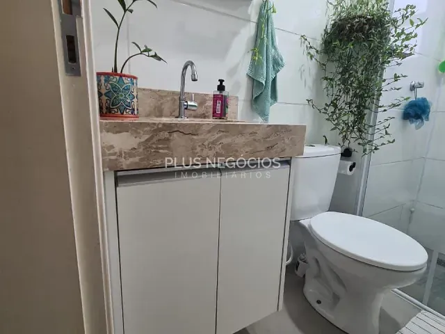 Apartamento com 55m² 2 quartos e 1 banheiro, à venda, no bairro Cidade Jardim em Sorocaba