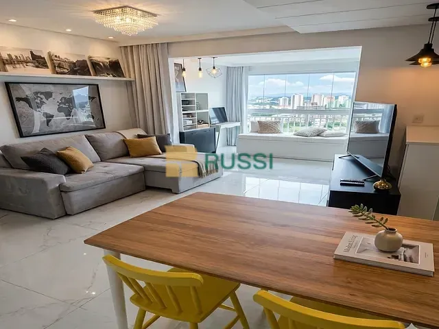 Apartamento com 63m² 1 quarto e 2 banheiros, à venda, no bairro Condomínio Royal Park em São José dos Campos