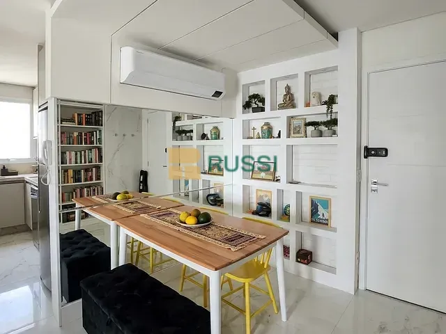 Apartamento com 63m² 1 quarto e 2 banheiros, à venda, no bairro Condomínio Royal Park em São José dos Campos