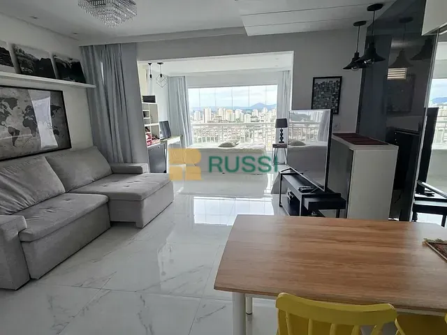 Apartamento com 63m² 1 quarto e 2 banheiros, à venda, no bairro Condomínio Royal Park em São José dos Campos