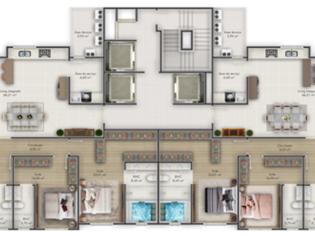Apartamento à venda, no bairro Meia Praia em Itapema