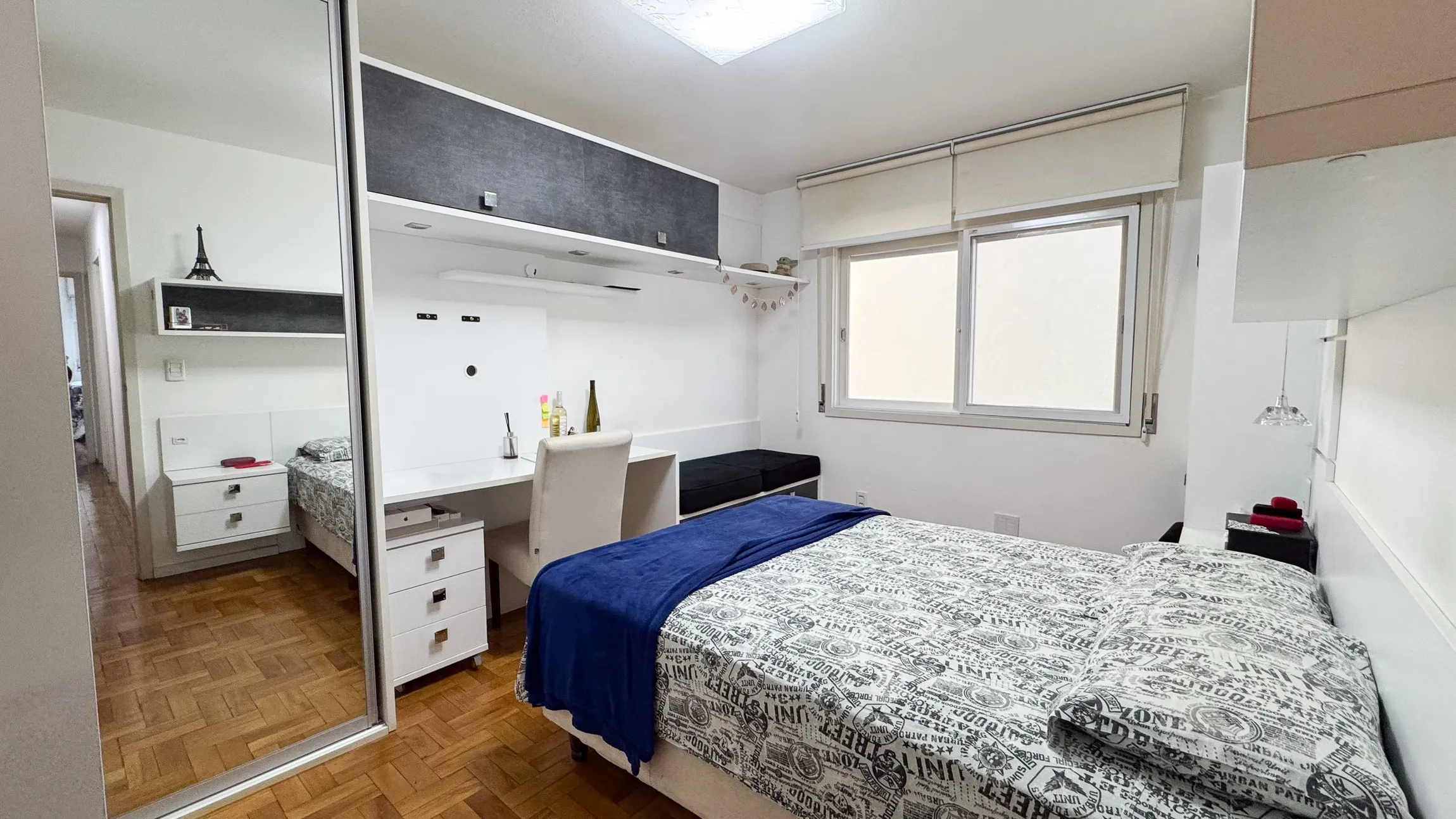 Apartamento à venda no Edifício Meridiano, Zona Norte de Pelotas - 129m², 3 quartos (sendo 1 suíte), móveis sob medida e vaga coberta. - 10