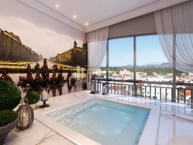 Apartamento com 200m² 3 quartos e 3 banheiros, à venda, no bairro Meia Praia em Itapema