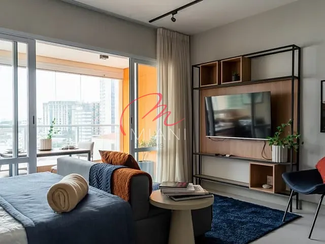 Apartamento 1 quarto e 1 banheiro, à venda ou para alugar, no bairro Campo Belo em São Paulo