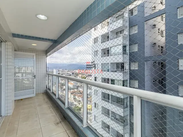 Apartamento 2 quartos e 3 banheiros, à venda, no bairro Boqueirão em Santos