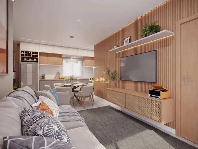 Apartamento 3 quartos e 2 banheiros, à venda, no bairro Cidade Jardim em São José Dos Pinhais