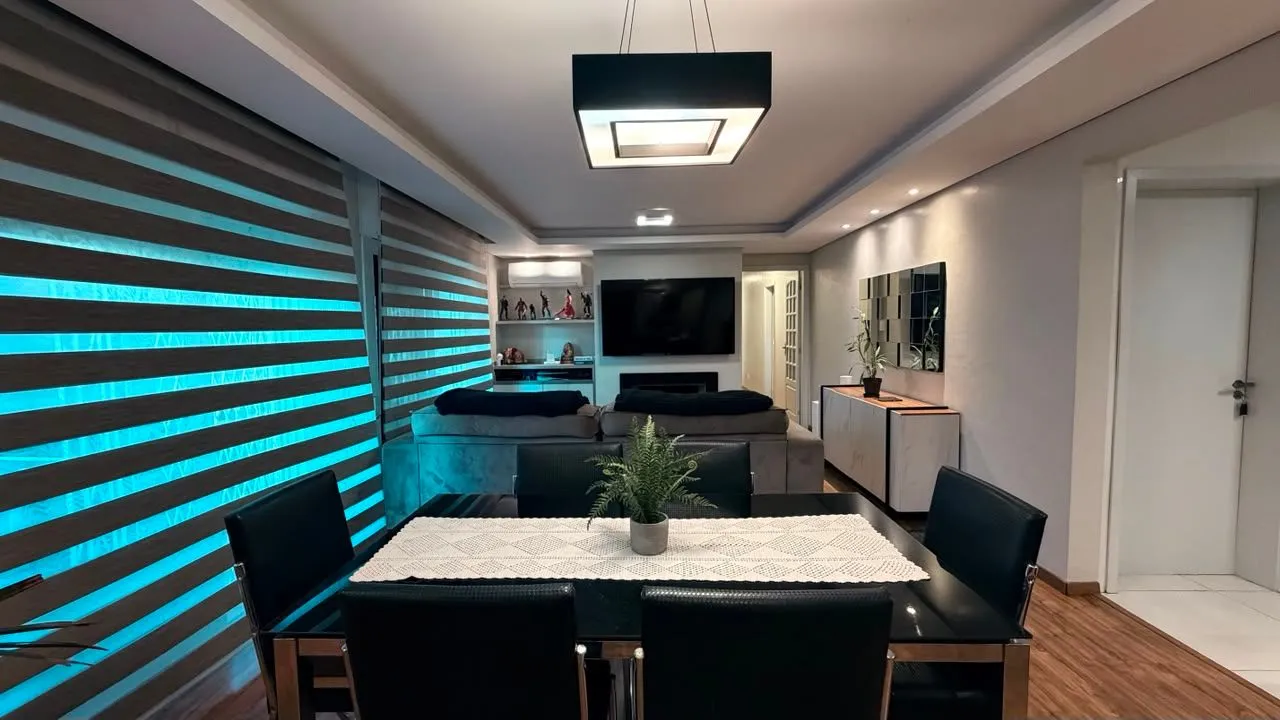 Apartamento à venda no Ed. Monte Rey, Centro - 160 m², 4 quartos (sendo 1 suíte), móveis planejados e sol da manhã.