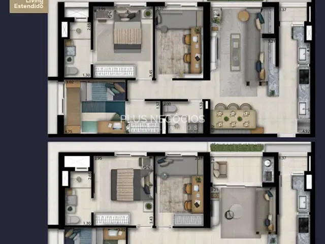Apartamento 3 quartos e 2 banheiros, à venda, no bairro Vila Independência em Sorocaba