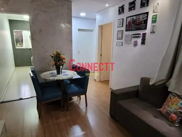 Apartamento 2 quartos e 1 banheiro, à venda, no bairro Quintino Facci II em Ribeirão Preto
