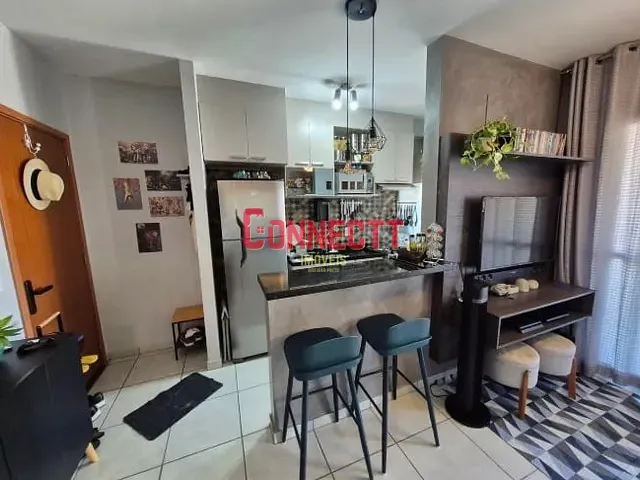 Apartamento com 51m² 2 quartos e 1 banheiro, à venda, no bairro Jardim Anhangüera em Ribeirão Preto