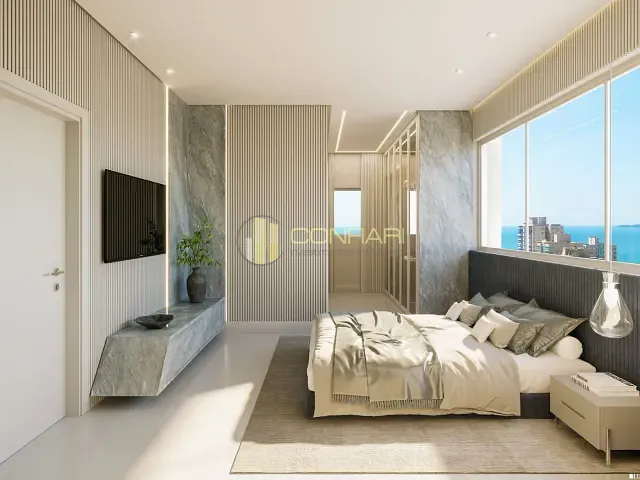 Apartamento com 100m² 2 quartos e 3 banheiros, à venda, no bairro meia praia em Itapema