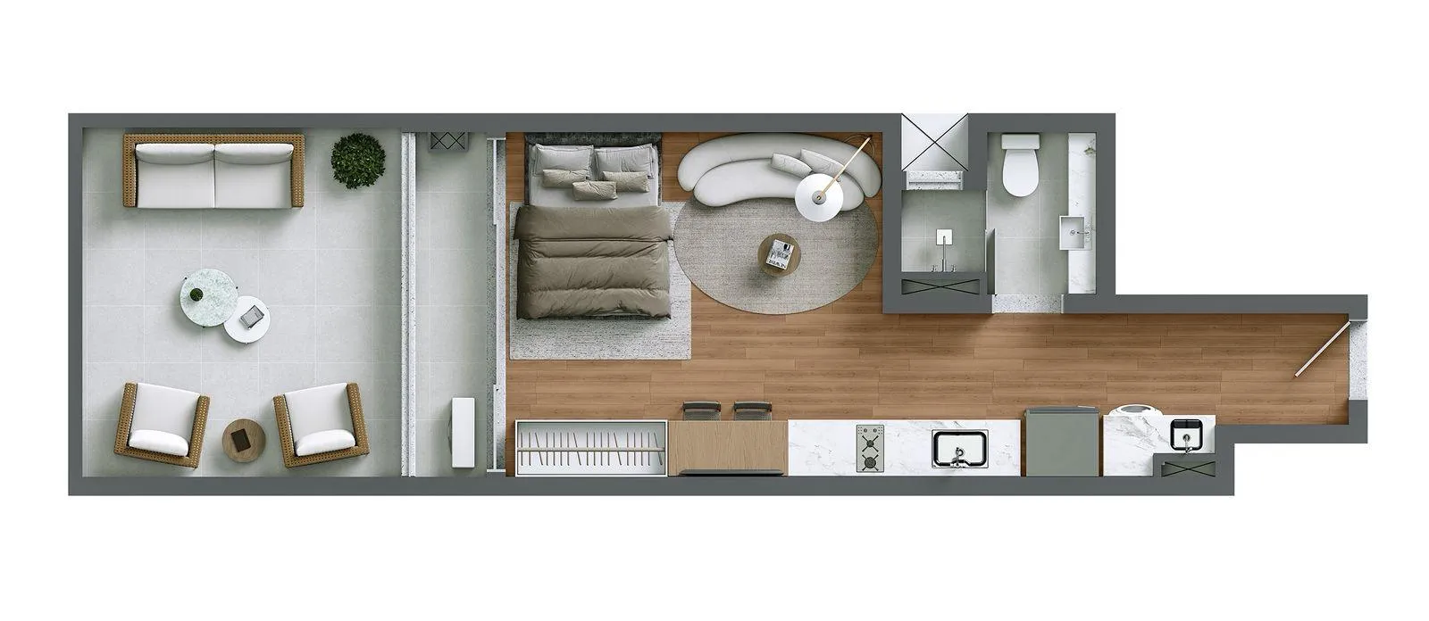 Apartamento, 1 quarto, 33 m² - Foto 36