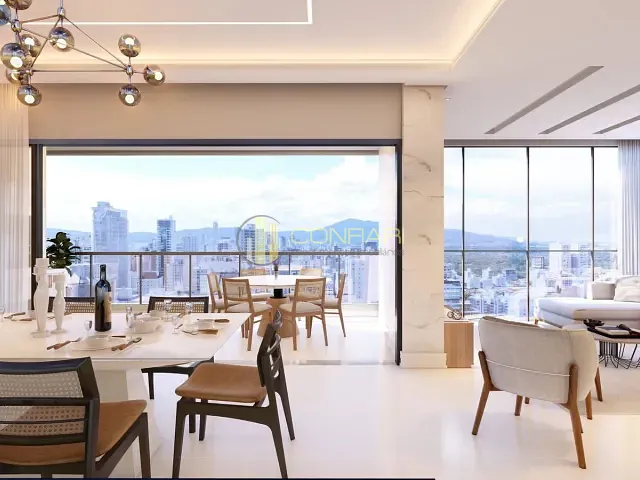 Apartamento com 176m² 3 quartos e 4 banheiros, à venda, no bairro meia praia em Itapema