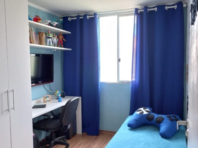 Apartamento com 53m² 2 quartos e 1 banheiro, à venda, no bairro Conjunto Habitacional Presidente Castelo Branco em Carapicuíba