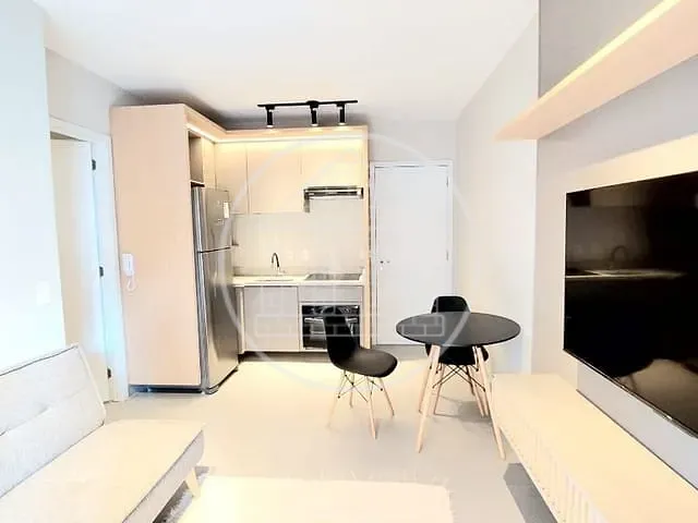 Apartamento 1 quarto e 1 banheiro, para alugar, no bairro Brooklin em São Paulo