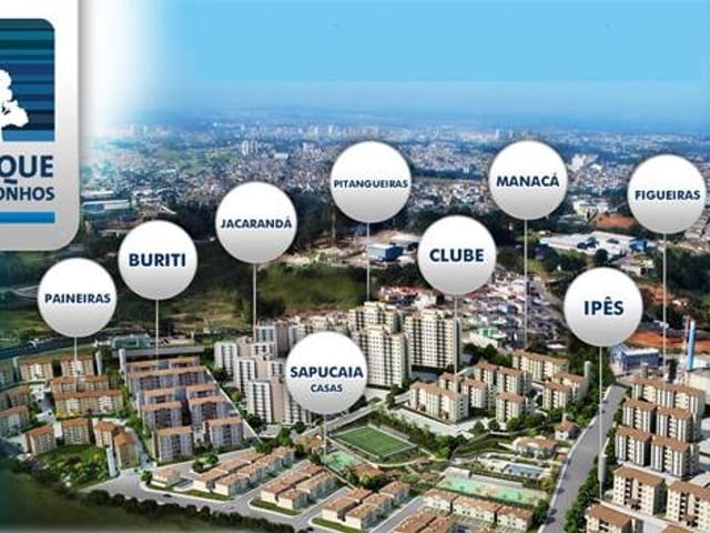 Apartamento com 56m² 3 quartos e 1 banheiro, à venda, no bairro Jardim São Miguel em Ferraz de Vasconcelos