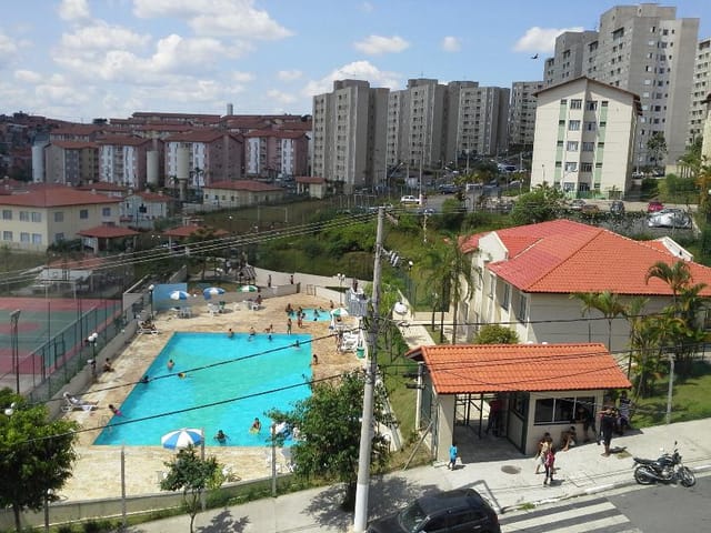 Apartamento com 56m² 3 quartos e 1 banheiro, à venda, no bairro Jardim São Miguel em Ferraz de Vasconcelos