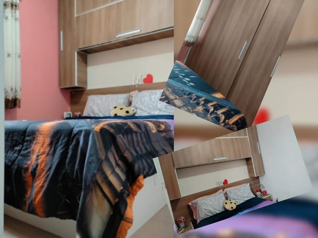 Apartamento com 56m² 3 quartos e 1 banheiro, à venda, no bairro Jardim São Miguel em Ferraz de Vasconcelos
