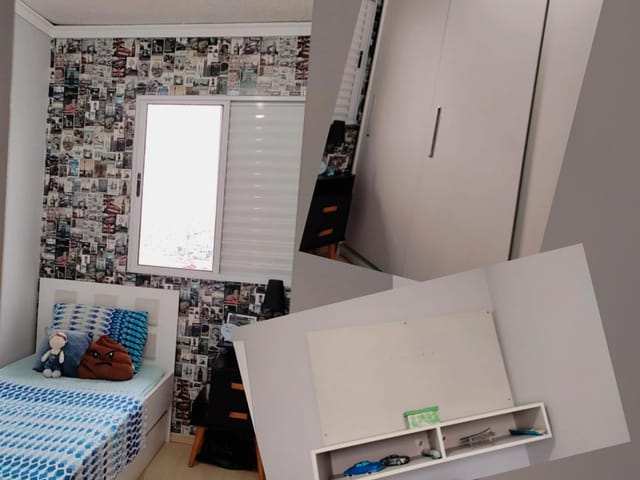 Apartamento com 56m² 3 quartos e 1 banheiro, à venda, no bairro Jardim São Miguel em Ferraz de Vasconcelos