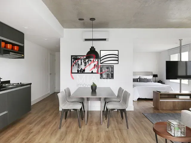 Apartamento 1 quarto e 2 banheiros, para alugar, no bairro Cidade Monções em São Paulo