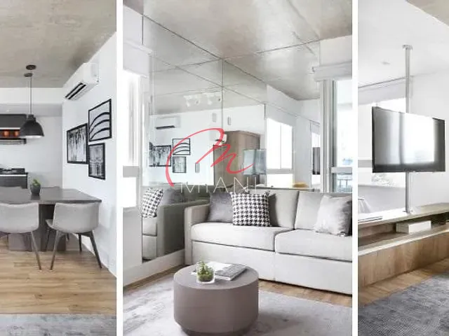 Apartamento 1 quarto e 2 banheiros, para alugar, no bairro Cidade Monções em São Paulo