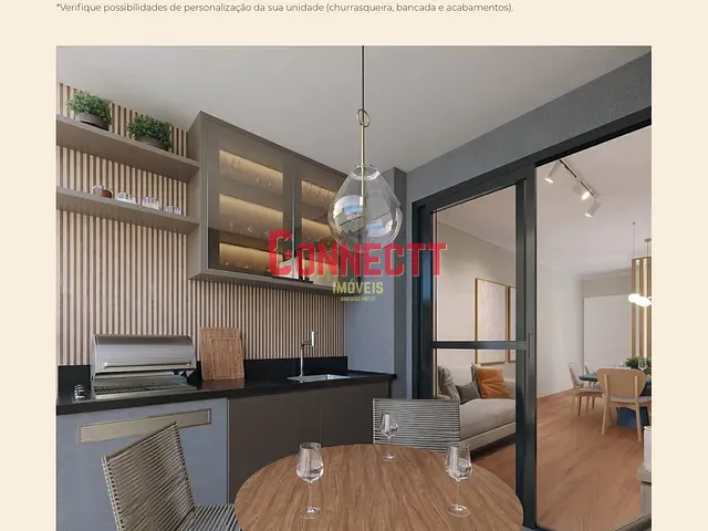 Apartamento com 59m² 2 quartos e 2 banheiros, à venda, no bairro Loteamento Santa Marta em Ribeirão Preto