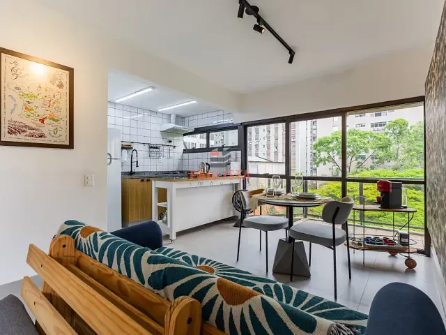 Apartamento 2 quartos e 2 banheiros, para alugar, no bairro Jardim Paulista em São Paulo