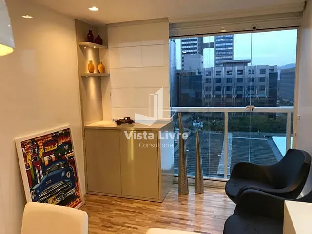 Apartamento com 68m² 1 quarto e 1 banheiro, à venda, no bairro Brooklin em São Paulo
