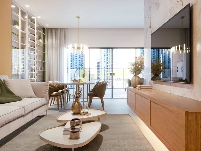 Apartamento com 178m² 3 quartos e 4 banheiros, à venda, no bairro Meia Praia em Itapema