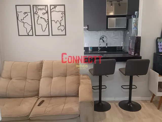 Apartamento com 45m² 2 quartos e 1 banheiro, à venda, no bairro Parque dos Lagos em Ribeirão Preto