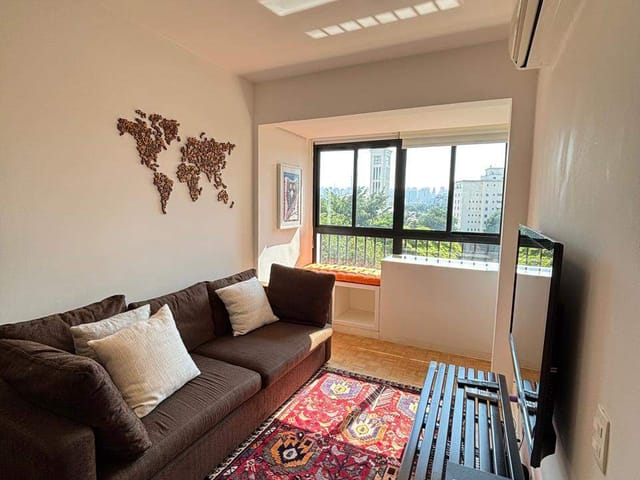 Foto do Apartamento - Apartamento para locação no Itaim Bibi com 38m², 1 quarto e 1 vaga de garagem - Próximo ao Parque Ibirapuera | Miani Imóveis