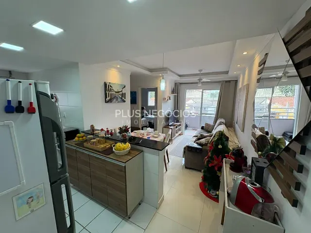 Apartamento com 57m² 2 quartos e 2 banheiros, para alugar, no bairro Parque Bela Vista em Votorantim