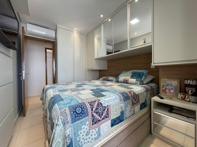 Apartamento com 80m² 2 quartos e 2 banheiros, à venda, no bairro Boqueirão em Praia Grande
