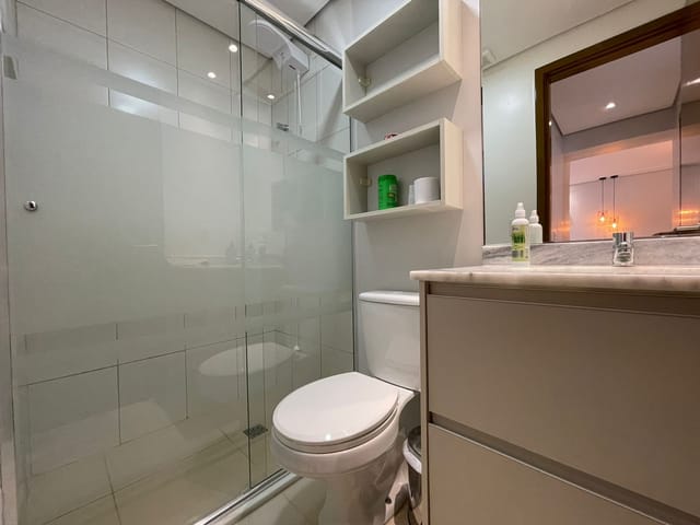 Apartamento com 80m² 2 quartos e 2 banheiros, à venda, no bairro Boqueirão em Praia Grande