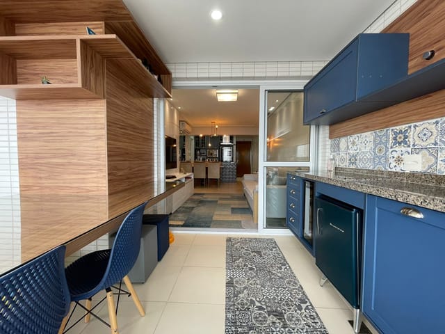 Apartamento com 80m² 2 quartos e 2 banheiros, à venda, no bairro Boqueirão em Praia Grande
