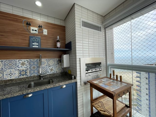 Apartamento com 80m² 2 quartos e 2 banheiros, à venda, no bairro Boqueirão em Praia Grande