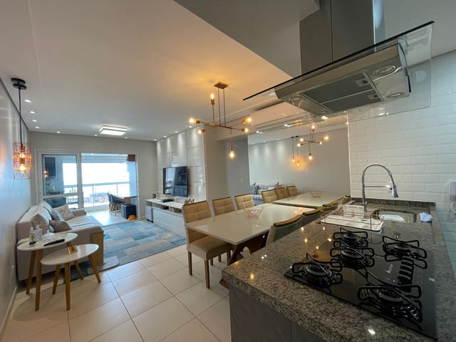 Apartamento com 80m² 2 quartos e 2 banheiros, à venda, no bairro Boqueirão em Praia Grande