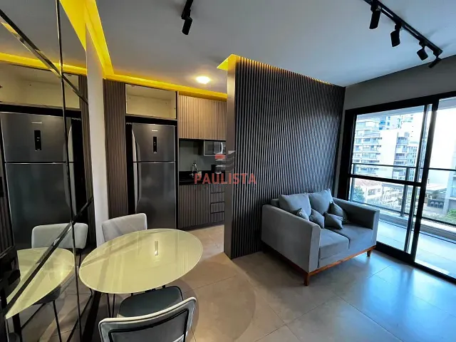 Apartamento 1 quarto e 1 banheiro, para alugar, no bairro Cerqueira César em São Paulo