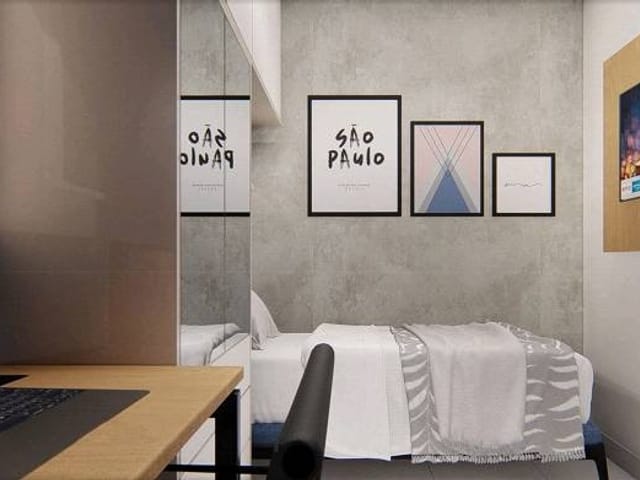 Apartamento com 40m² 2 quartos e 1 banheiro, à venda, no bairro Vila Monumento em São Paulo