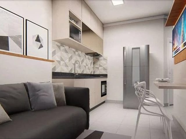 Apartamento com 40m² 2 quartos e 1 banheiro, à venda, no bairro Vila Monumento em São Paulo