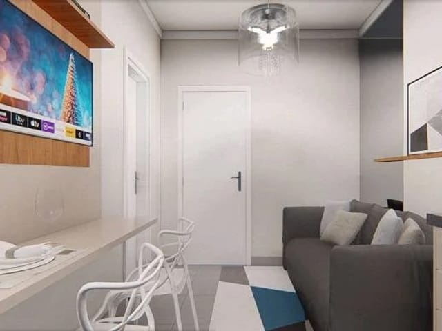 Foto do Apartamento - Apartamento com 2 dormitórios à venda, Pisos e revestimentos todos da Incepa,bancada de granito nos WC. Cozinha vem sem a bancada Fotos Ilustrativas | Vieira Imóveis