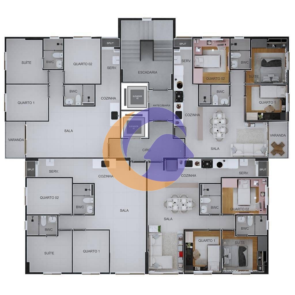 Apartamento, 3 quartos, 64 m² - Foto 14