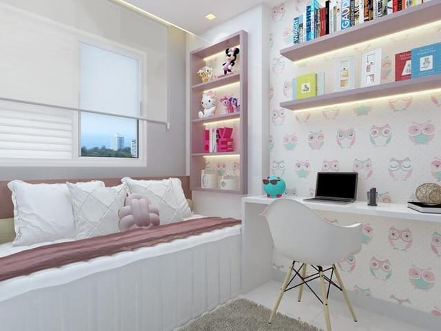 Apartamento com 38m² 2 quartos e 1 banheiro, à venda, no bairro Parque Nações Unidas em São Paulo