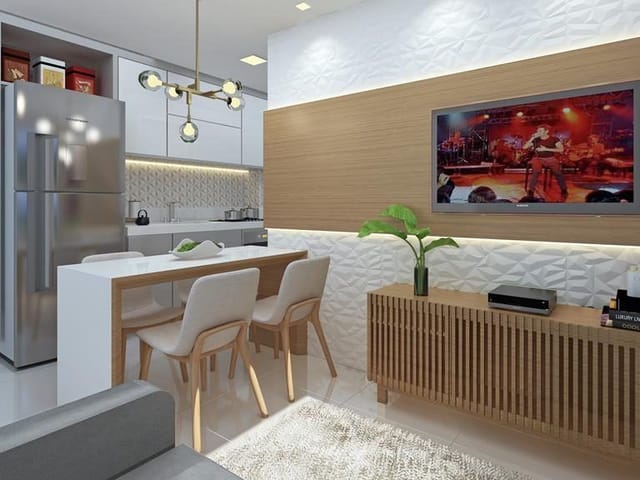 Apartamento com 38m² 2 quartos e 1 banheiro, à venda, no bairro Parque Nações Unidas em São Paulo