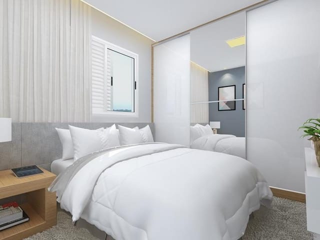 Apartamento com 38m² 2 quartos e 1 banheiro, à venda, no bairro Parque Nações Unidas em São Paulo