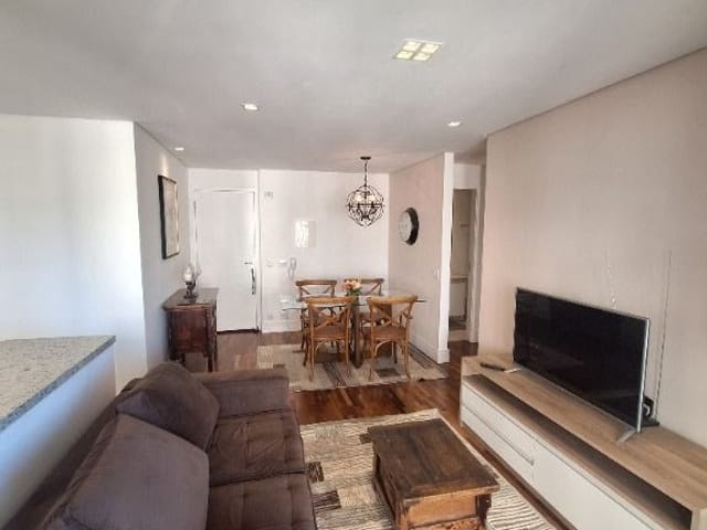 Foto do Apartamento - Apartamento com 1 dormitório para alugar, 50 m² por R$ 5.935,18/mês - Alphaville Conde II - Barueri/SP | Prabitar Imóveis