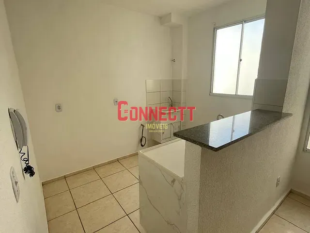 Apartamento 2 quartos e 1 banheiro, à venda, no bairro Conjunto Habitacional Sílvio Passalacqua em Ribeirão Preto